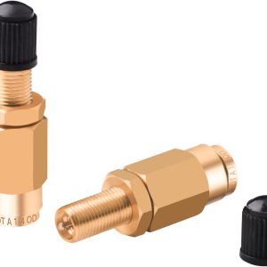 Paquete de 2 válvulas Schrader de inflado de 14 pulgadas con empuje para conectar para tubería de línea de aire OD de 14 pulgadas y suspensión de Paquete de 2 válvulas Schrader de inflado de 14 pulgadas con empuje para conectar para tubería de línea de aire OD de 14 pulgadas y suspensión de