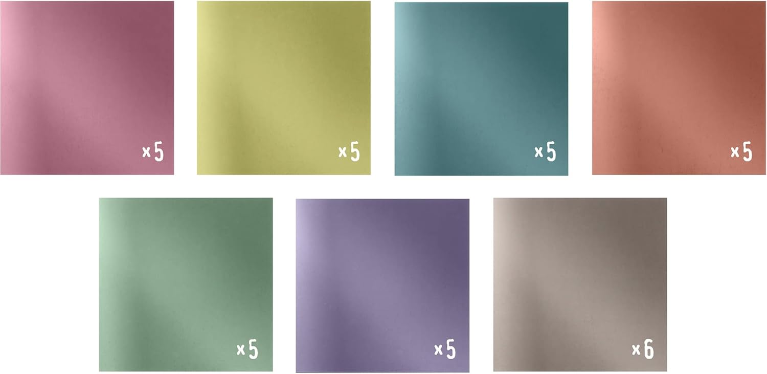 Tim Holtz, Advantus Kraft-Stock Mtllic Confections Papel impreso, metálico, 8 x 8 pulgadas