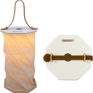 KASTNAVIN Lámpara de linterna de papel, lámpara táctil de mesita de noche, luz nocturna portátil, luz decorativa plegable regulable, regalos de KASTNAVIN Lámpara de linterna de papel, lámpara táctil de mesita de noche, luz nocturna portátil, luz decorativa plegable regulable, regalos de