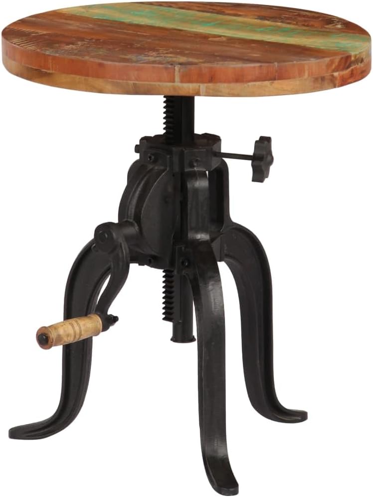 APOSSS Mesa auxiliar, mesa auxiliar para sala de estar, mesa auxiliar, mesita de noche, mesa auxiliar de 17.7 pulgadas x (17.7 a 24.4 pulgadas),
