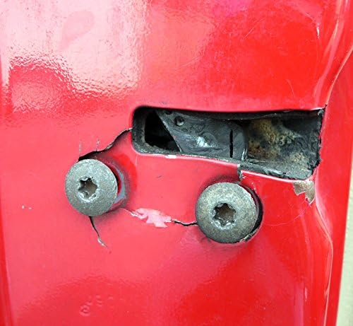 CS Works – Placa de reparación y refuerzo de pestillo de puerta con pernos de repuesto para Jeep Cherokee (XJ) 97-01 DERECHAPASAJERO