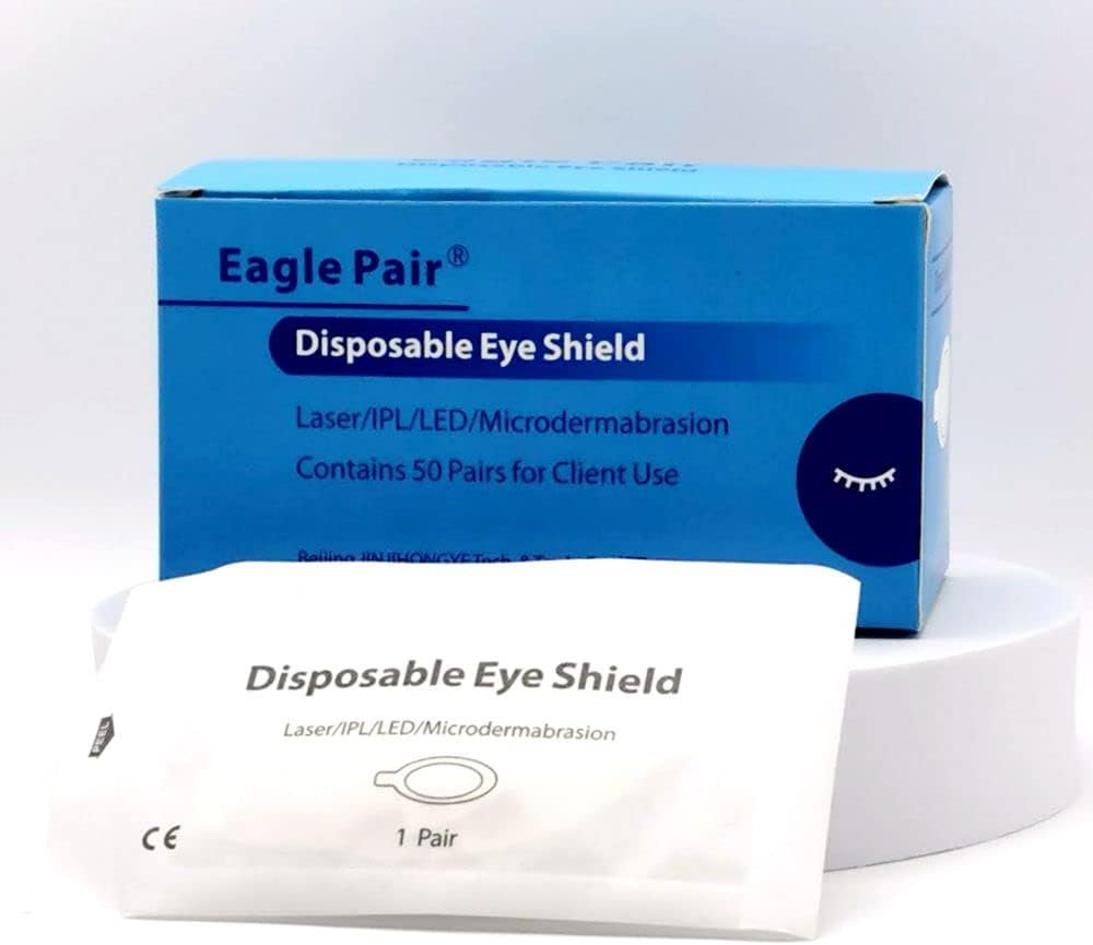 Disposable Beauty Laser Eye Shields IPLLEDMicrodermabrasion Guest Eye Protection Shield Pack of 10 pairs
