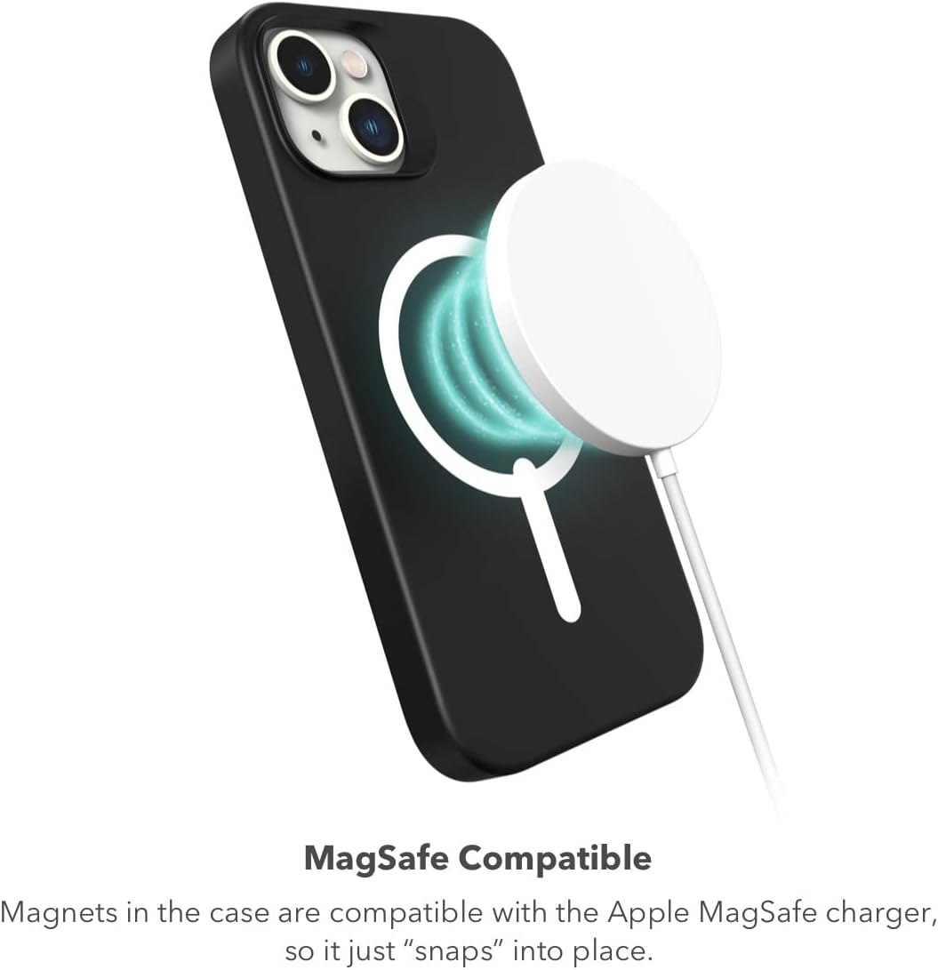 ZAGG Gear4 Milan Snap – Funda para Apple iPhone 14, D3O, protección contra caídas de hasta 13 pies (13.1 ft), compatible con carga inalámbrica,