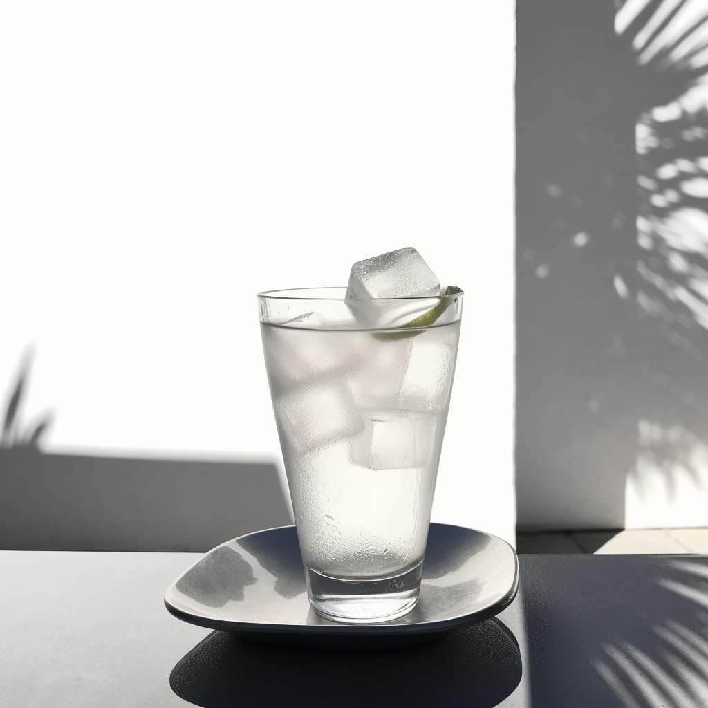 Glacio Bandejas pequeñas de silicona para cubitos de hielo con tapas, sin BPA, moldes de hielo flexibles para cócteles y bebidas, juego de 2