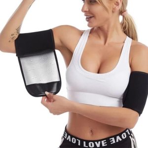 KAIEHONG – Recortadores de brazos, bandas de brazo para mujer, reductor de grasa para brazos, sauna, brazo, sudar, forma de brazo, plateado KAIEHONG – Recortadores de brazos, bandas de brazo para mujer, reductor de grasa para brazos, sauna, brazo, sudar, forma de brazo, plateado