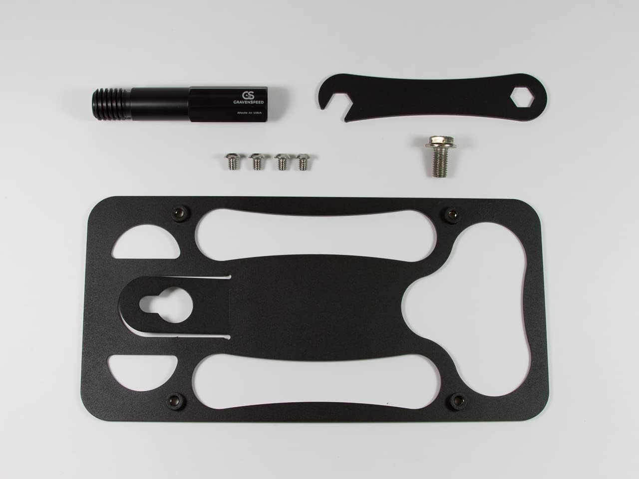 CravenSpeed Platypus – Soporte para placa de matrícula compatible con BMW Serie 4i4  2020-2023  Sin taladrar  Se instala en segundos  Hecho de acero