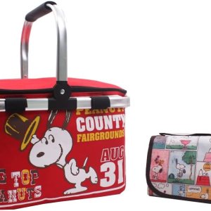 Finex Red Peants – Juego de pícnic, cesta de picnic plegable + tapete reutilizable para manta para camping, senderismo, conciertos al aire libre, Finex Red Peants – Juego de pícnic, cesta de picnic plegable + tapete reutilizable para manta para camping, senderismo, conciertos al aire libre,