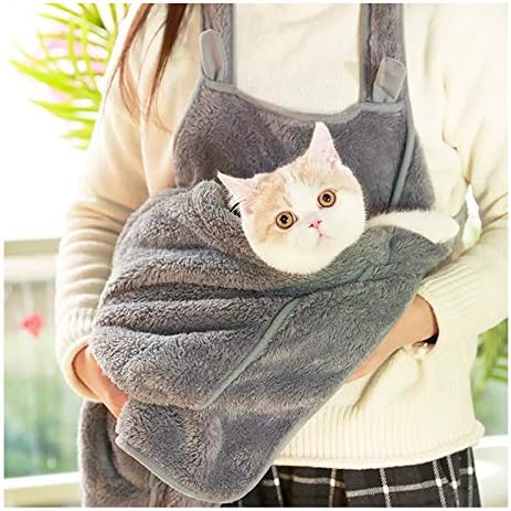 Creation Core – Bolsa de transporte para mascotas para perros y gatos, bolsa de transporte manos libres, de algodón, suave, transpirable, delantal