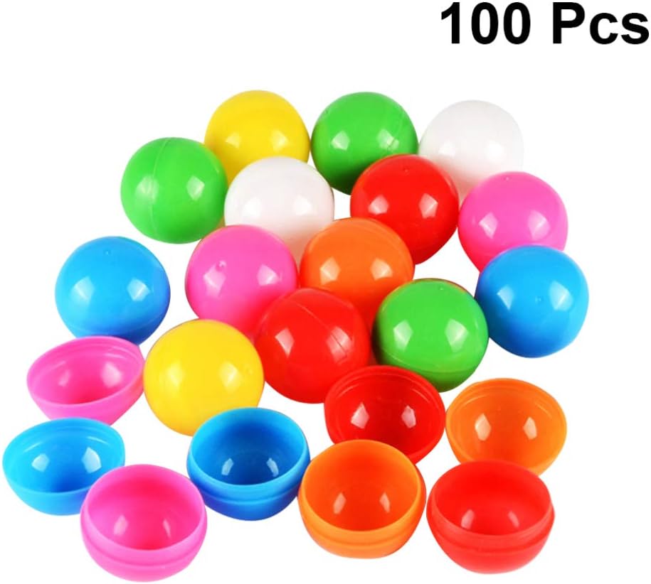 Vaguelly 100 bolas de pingpong de colores, bolas de bingo, bolas numeradas para decoración del hogar, juguetes para niños, bola de caramelo en