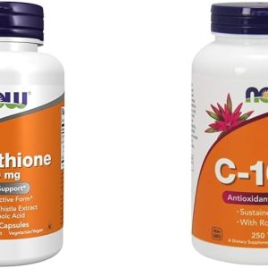 NOW Suplementos, glutatión 500 mg, con extracto de cardo mariano y ácido alfa lipoico, neutralizador de radicales libres*, 60 cápsulas y suplementos NOW Suplementos, glutatión 500 mg, con extracto de cardo mariano y ácido alfa lipoico, neutralizador de radicales libres*, 60 cápsulas y suplementos