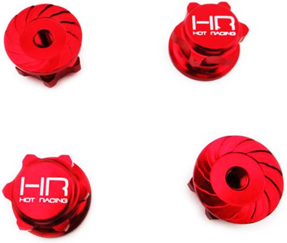 Hot Racing YEX10N02 Tuercas dentadas de rueda de 0.669 in (4)- Yeti XL 4S BLX Maxx