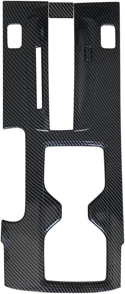 ruihe Patrón de fibra de carbono para palanca de cambios de coche, panel de consola, cubierta de marco compatible con Honda Accord 2013 2014 2015