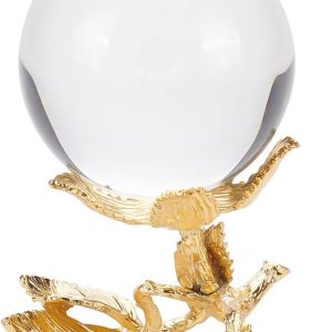 DELORIGIN Soporte de exhibición de bola de cristal en forma de rosa, soporte de exhibición de metal para esferas de cristal, soporte de rocas de DELORIGIN Soporte de exhibición de bola de cristal en forma de rosa, soporte de exhibición de metal para esferas de cristal, soporte de rocas de