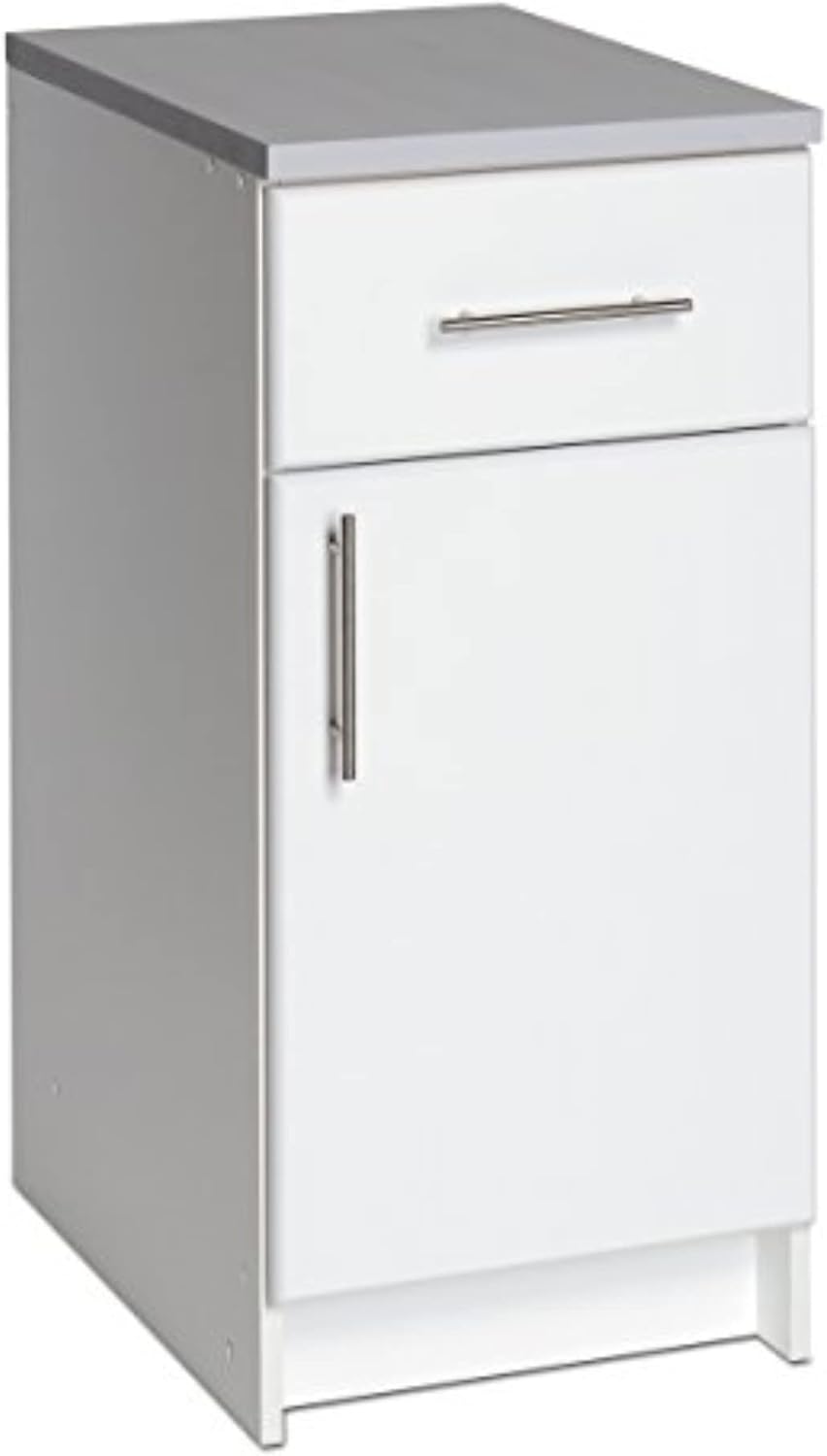 Ergode Elite – Armario base de 16 pulgadas, color blanco
