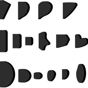 Moldes para mango de taza, 16 unidades, herramientas de cerámica de yeso de cerámica para tazas pequeñas, fabricación de diferentes formas y tamaños Moldes para mango de taza, 16 unidades, herramientas de cerámica de yeso de cerámica para tazas pequeñas, fabricación de diferentes formas y tamaños