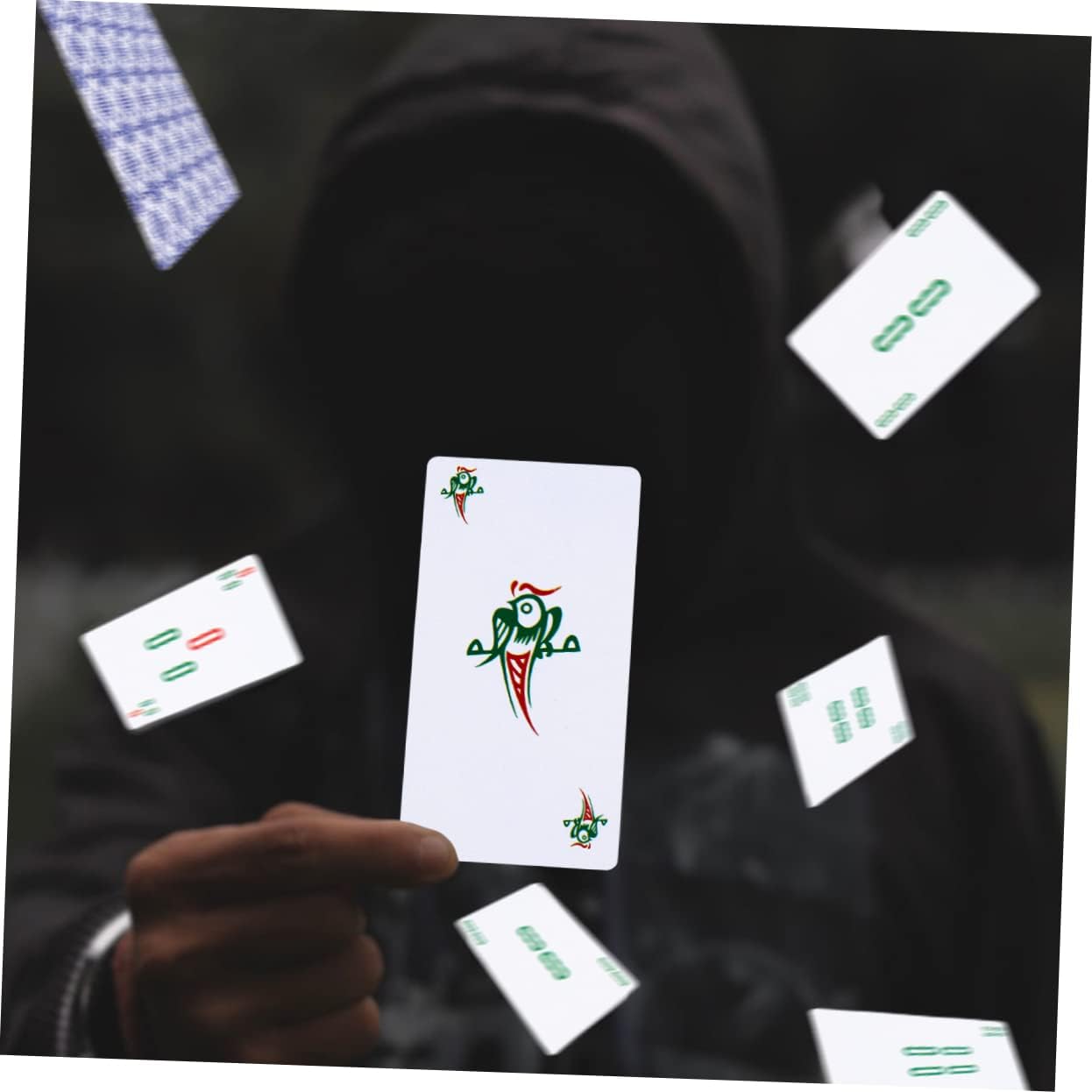 Toyvian Mah-jongg – Tarjetas ligeras, 1 juego de cartas Mah-jongg, accesorios de entretenimiento, impermeables, para viajes, póquer a prueba de