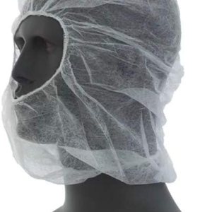 Cubierta para barba y cabello de 24 pulgadas, color blanco, 100 unidades Cubierta para barba y cabello de 24 pulgadas, color blanco, 100 unidades