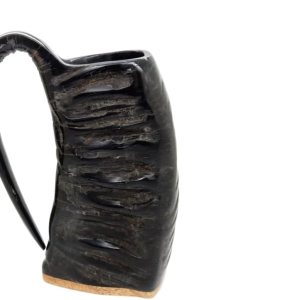 Tazas de cuerno de búfalo de 6 pulgadas (11.8-15.2 fl oz), tazas de cuerno vikingo para hombres y mujeres, tazas de cuerno real hechas a mano, vasos Tazas de cuerno de búfalo de 6 pulgadas (11.8-15.2 fl oz), tazas de cuerno vikingo para hombres y mujeres, tazas de cuerno real hechas a mano, vasos