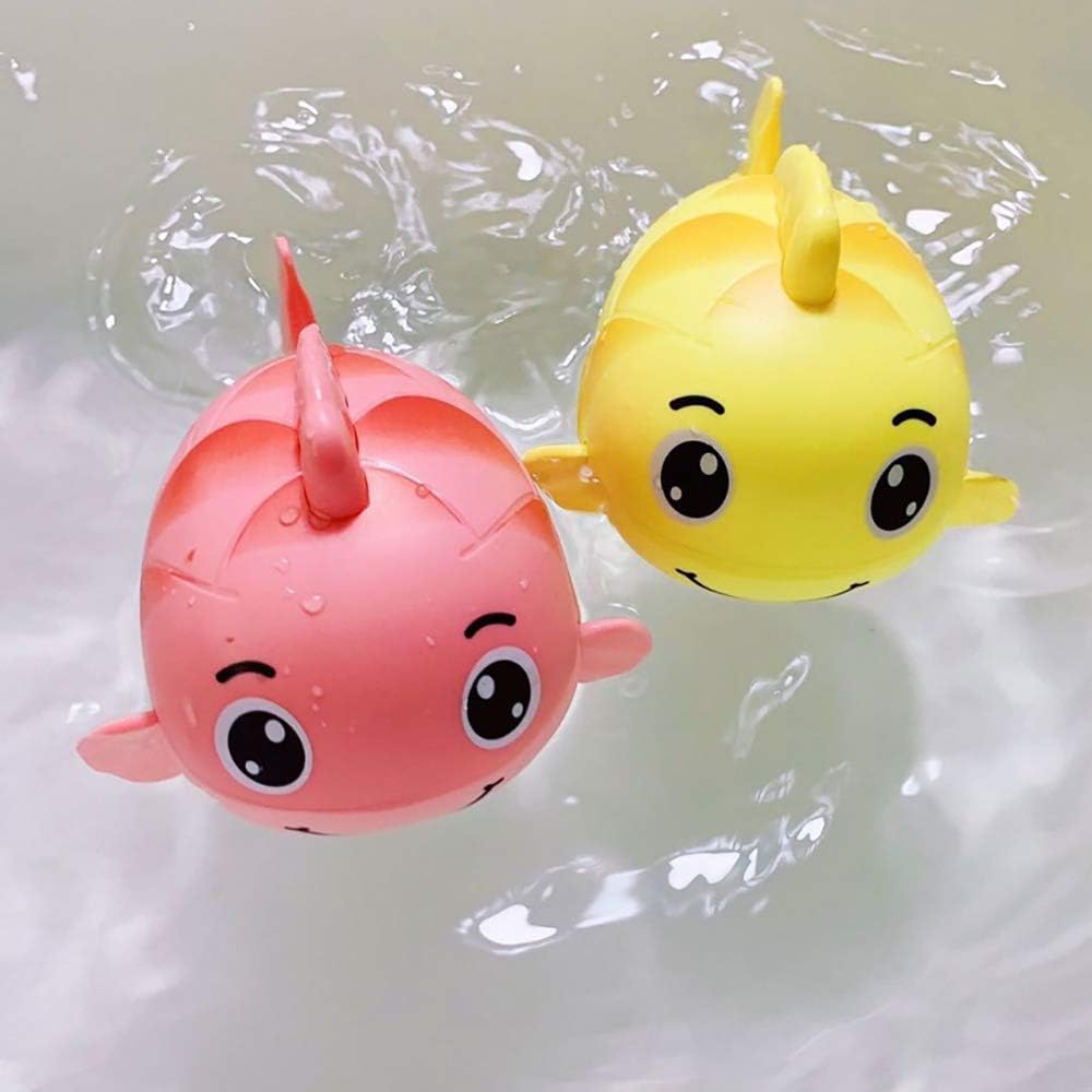 Juguete de baño para niños, carpa flotante para nadar, juguete acuático, lindo juguete para la tina de peces mecánicos, juguete para niños pequeños
