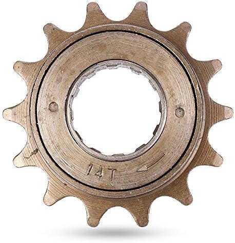 VGEBY Accesorio de la bici del volante del volante de la sola velocidad de la rueda libre de la sola velocidad 14T para el plegamiento del camino