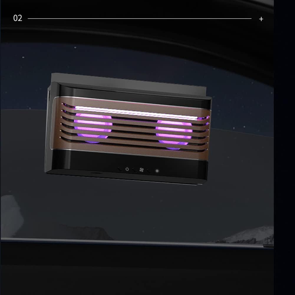 Ventilador solar para parabrisas de automóvil, ventilador de escape de ventana de automóvil, ventilador de ventilación de aire, ventilador de escape