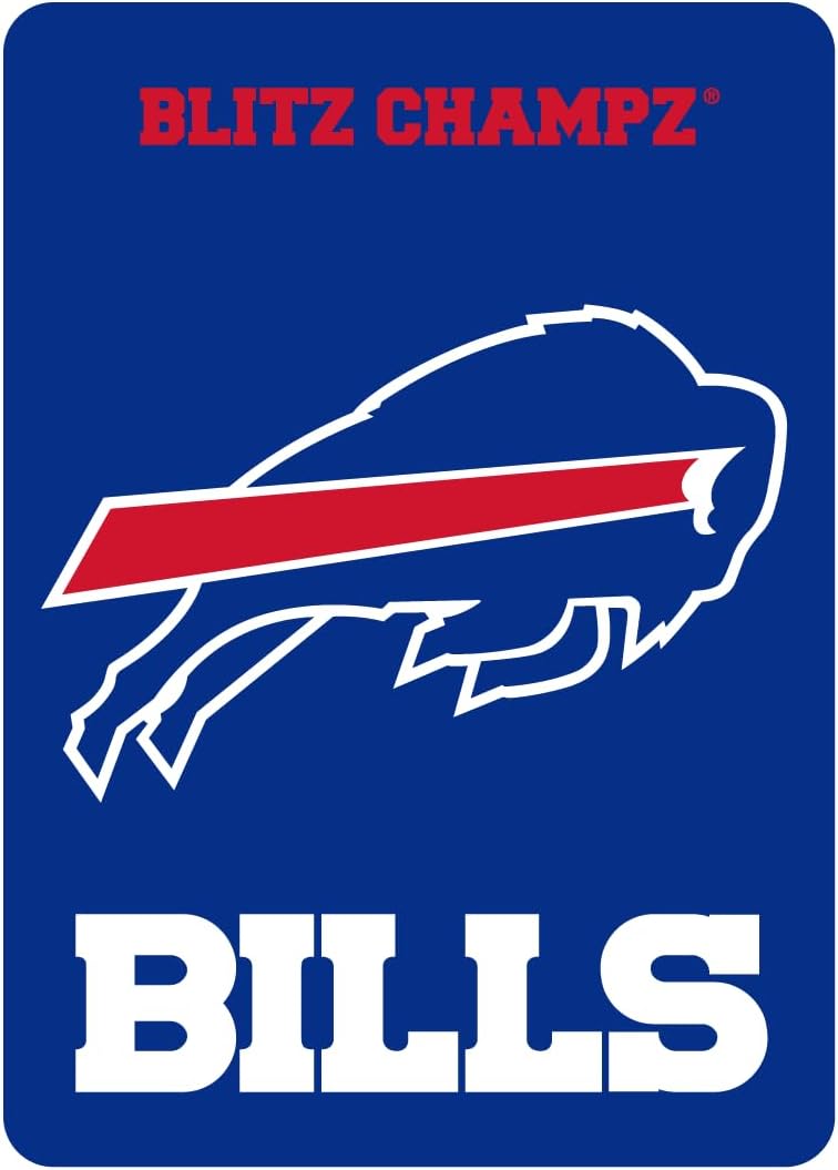 Buffalo Bills – Juego de cartas de fútbol (mayores de 7 años), divertido juego familiar, juego de fiesta, regalos para fanáticos del fútbol, juego