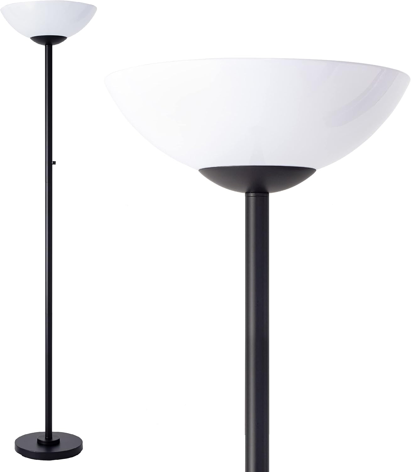 Lámpara de pie súper brillante 8000LUMEN!! DIMMABLE 30K Ilumina una habitación completa, diseño moderno y elegante