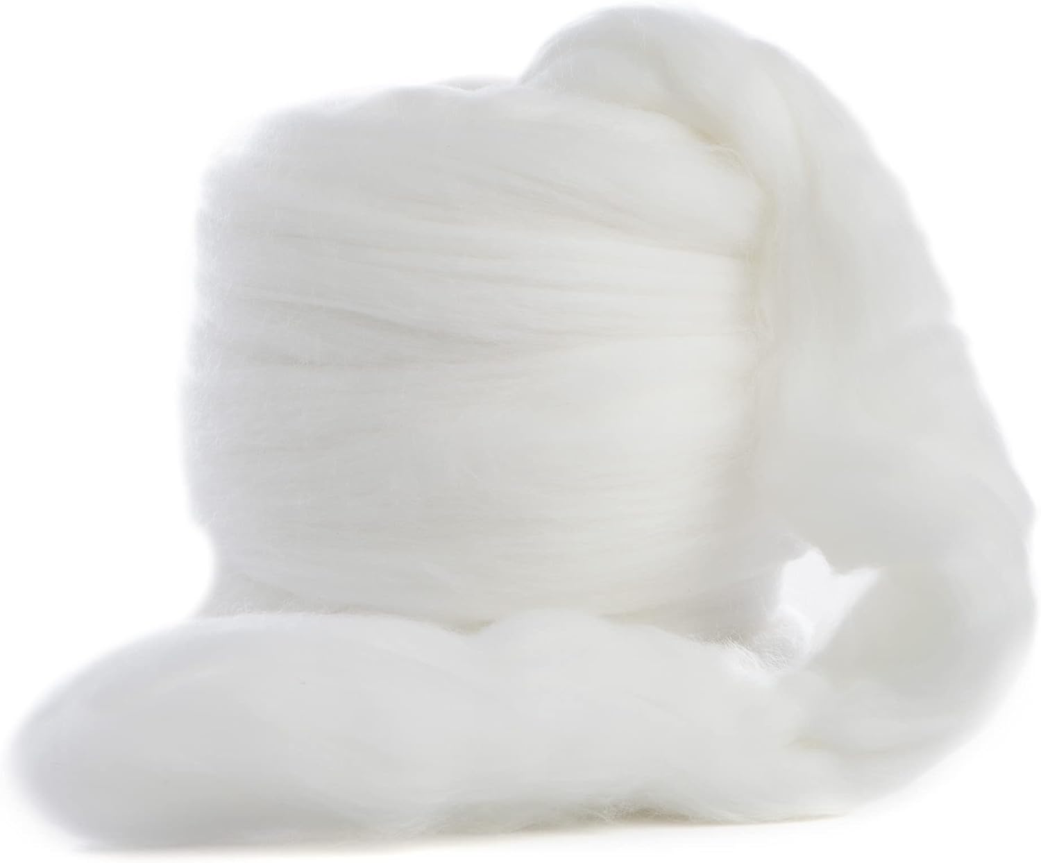 Desert Breeze Distributing  100% lana merino natural Roving, lana para hilar, hilo de tapiz, fieltro de aguja, fieltro húmedo, hilado grande, 19