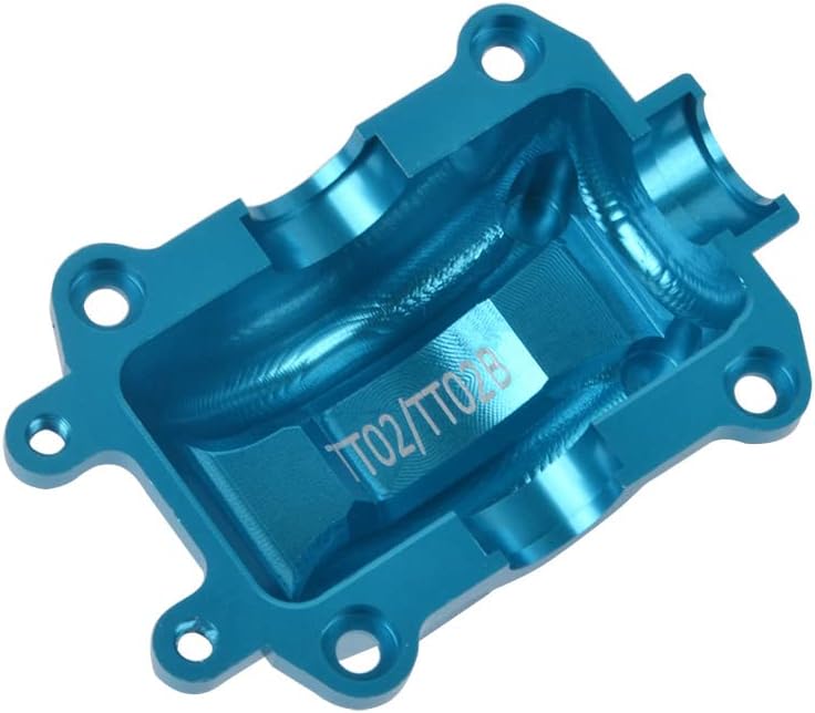 RcAidong Aluminio delantero trasero diferencial caja caja de cambios cubierta superior para Tamiya TT-02 TT-02D TT-02B TT-02FT actualización piezas