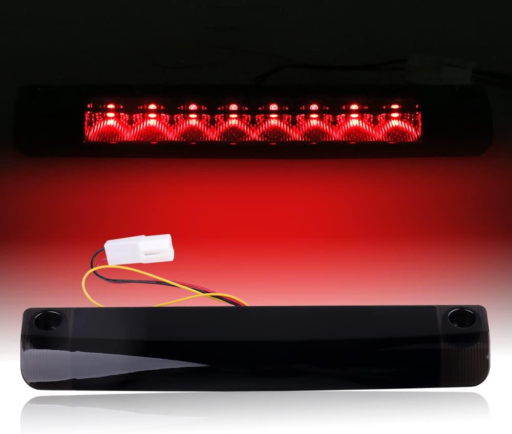 Tercera luz de freno de montaje alto, 3 luz trasera de freno, lente ahumada, kit de lámpara de freno LED para Toyota Prius 4Runner Sienna para freno