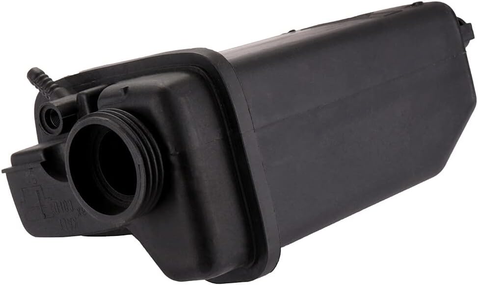 Depósito de refrigerante sin tapa, tanque de desbordamiento de radiador de plástico para reemplazar 17111436381 compatible con 2001-2003 para 530i 4