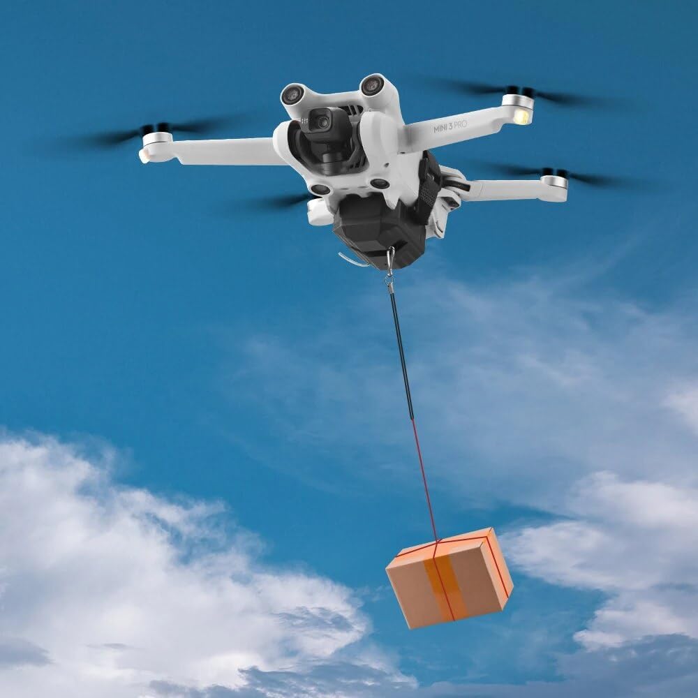 Thrower Airdrop System for D-JI Mavic 3Mini 33 ProMini 2AIR 22S2 ProZoomSJRC F11SFIMI Drone Life Rescue Gift Deliver
