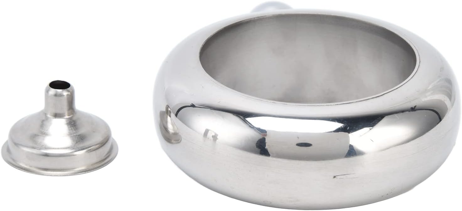 Frasco con forma de brazalete, 3.4 fl oz de acero inoxidable duradero pulsera jarra de vino, botella de vino portátil, botella de whisky para beber