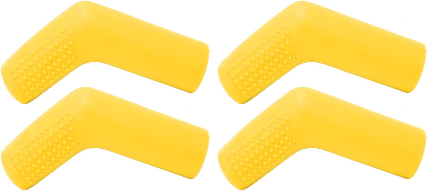 KIMISS Protector de zapatos de palanca de cambios de motocicleta, 4 unidades, protector de zapatos de goma antideslizante universal para
