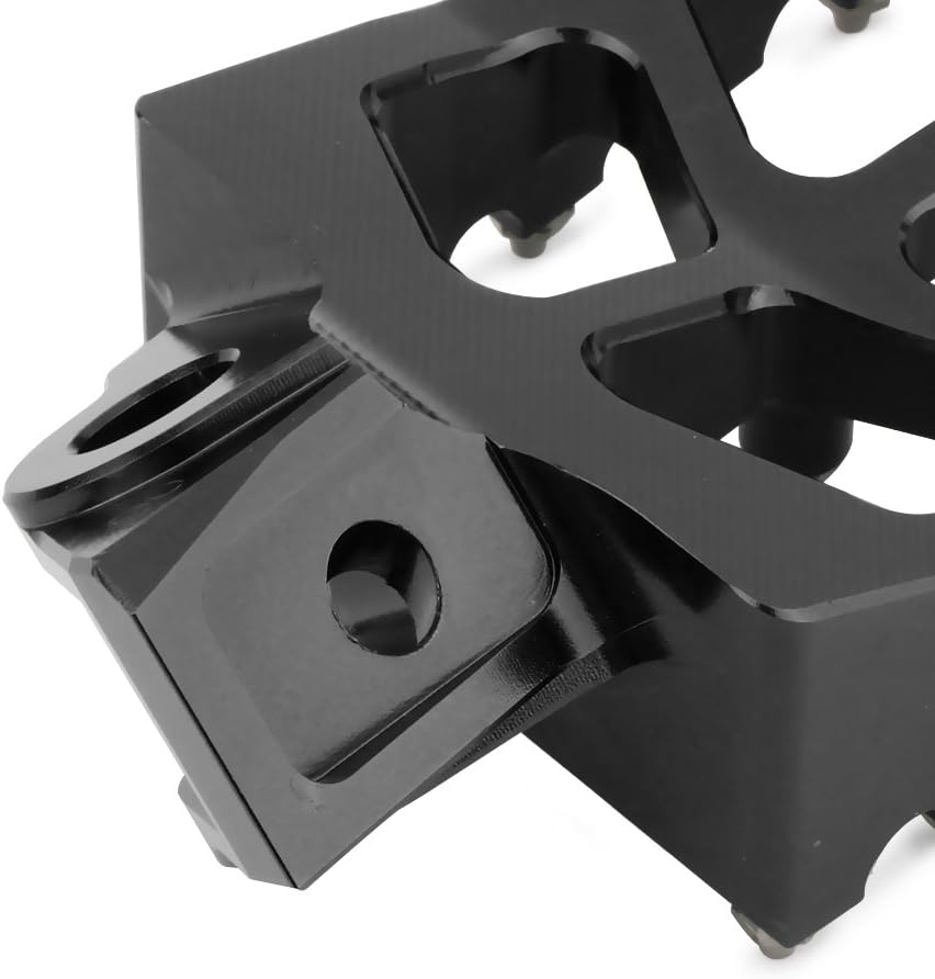 AnXin Estriberas para bicicleta de cross, reposapiés, pedales CNC MX para KX65 00-20 KX80 98-00 KX85 01-22 KX100 98-21 KLX140 08-23 KX112 2022 Pit