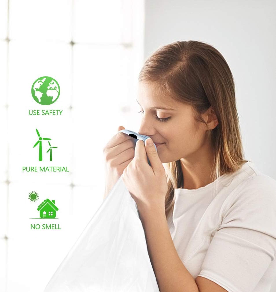 Teivio – Bolsas de basura de 1 galón, 220 unidades, con cordón, se adaptan a cubos de basura pequeños de 3 a 4 litros, para el hogar, oficina, baño,