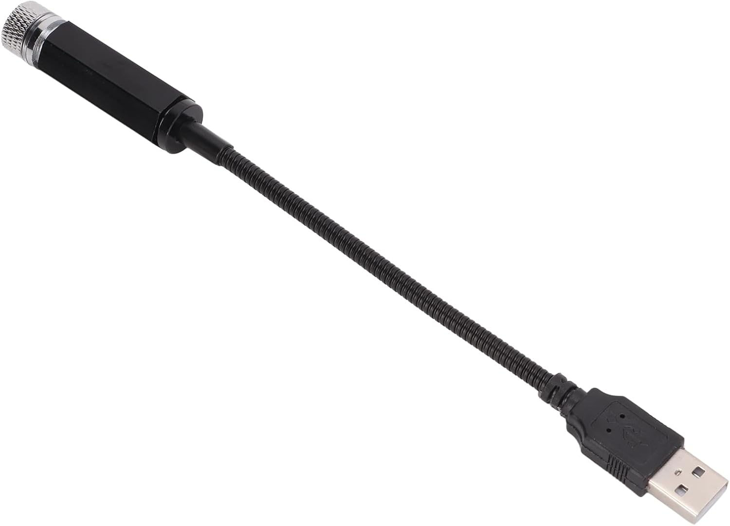 Proyector USB de estrella para techo de automóvil, luz nocturna, lámpara interior LED activada por sonido, luz de atmósfera USB estrellada para
