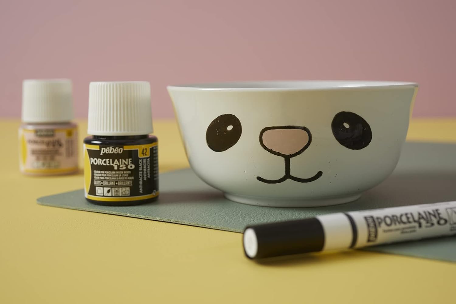 PEBEO 024-041 Porcelaine 150 – Pintura de porcelana (1.5fl oz), color negro