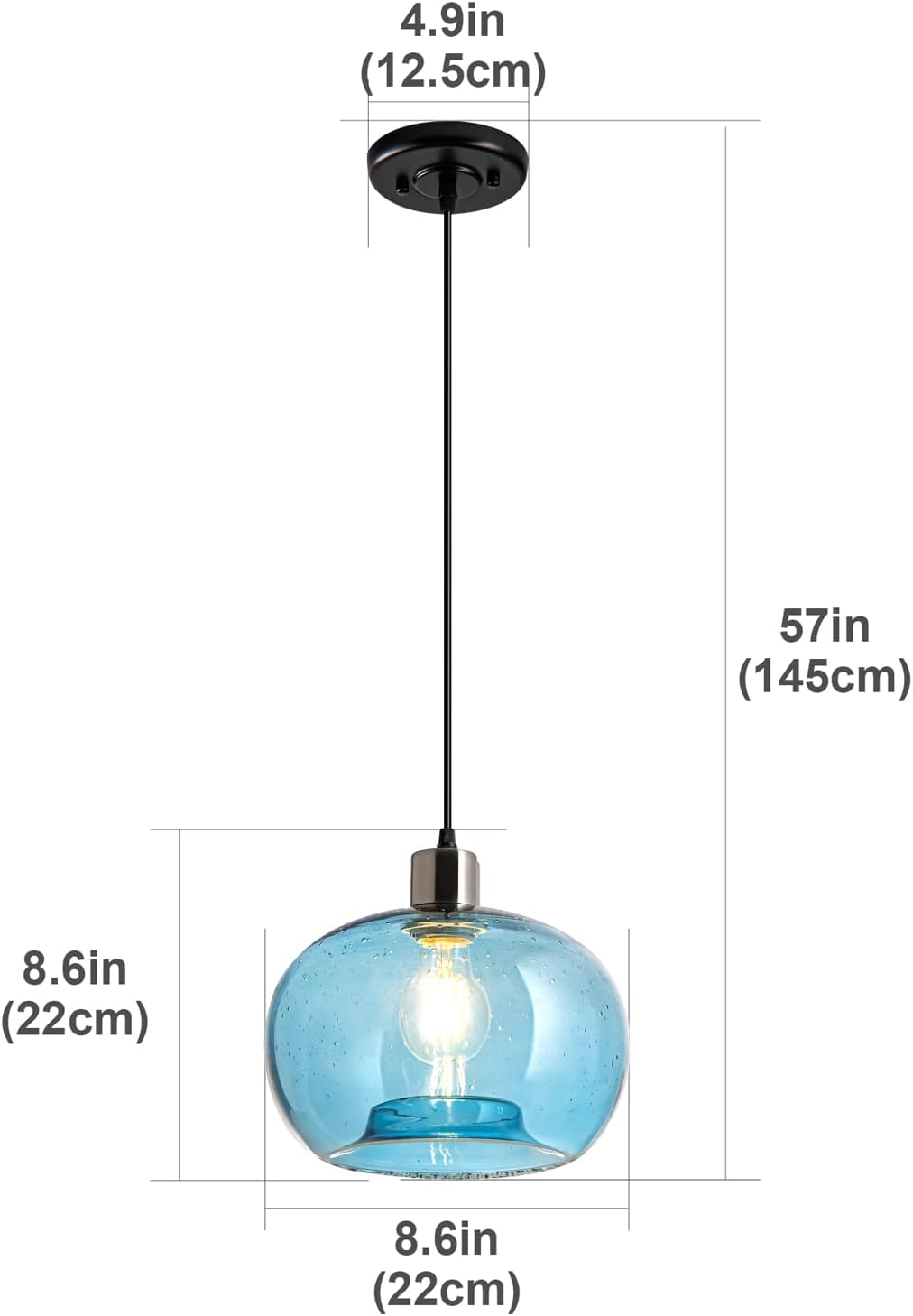 Lámpara colgante de estilo moderno que funciona con pilas con control remoto, mini lámpara colgante de isla de cocina, lámparas colgantes sobre