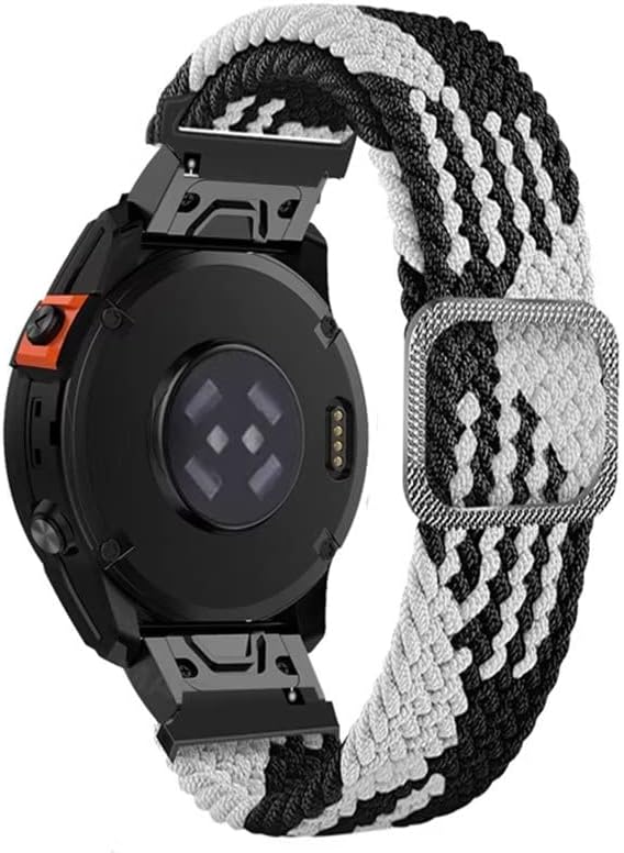 Correa de reloj de nailon compatible con Garmin Fenix 77x6x Pro6 Pro GPS para Fenix 5 GpsFenix 5 Plus correa de repuesto deportiva elástica