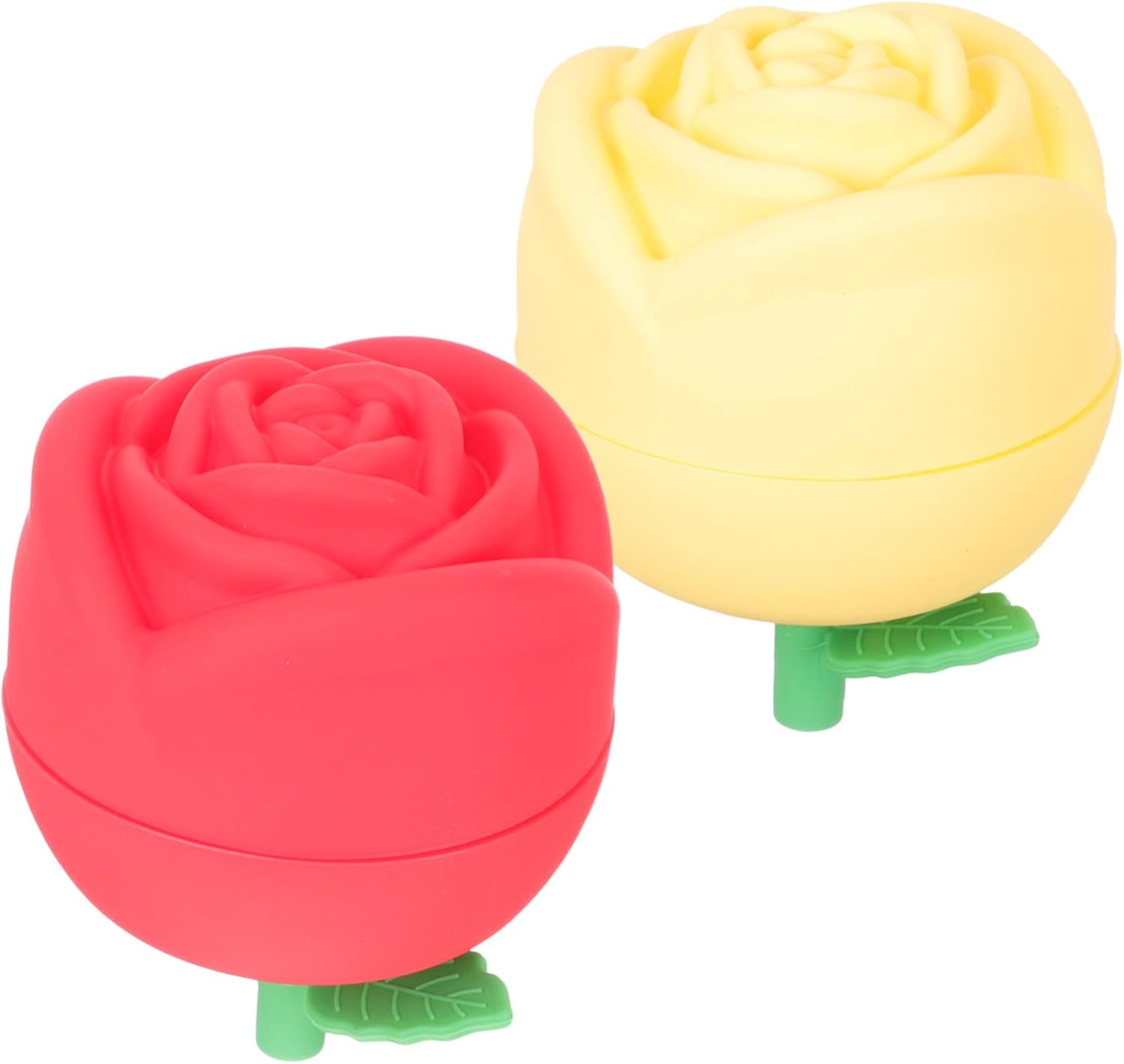 Zerodeko 6 piezas De Para Gelatinas Bolas De Hielo Antiadherentes Moldes Grandes De Silicona Moldes De Forma De Flor Molde De Cubo De Hielo