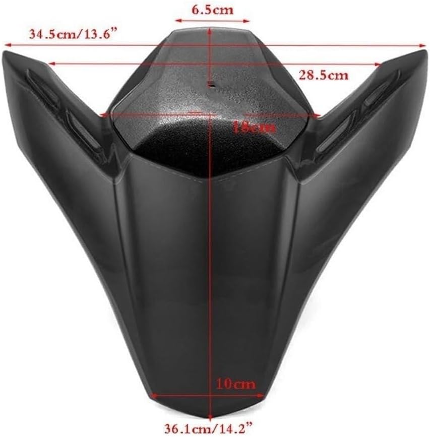 Motorcycle Rear seat Fairing Motorbike Rear Seat Cover Cowl Passenger Motorcycle Seat Cowl Fairing Tail Covers for Kawasaki Z900  2017-2021 (Color