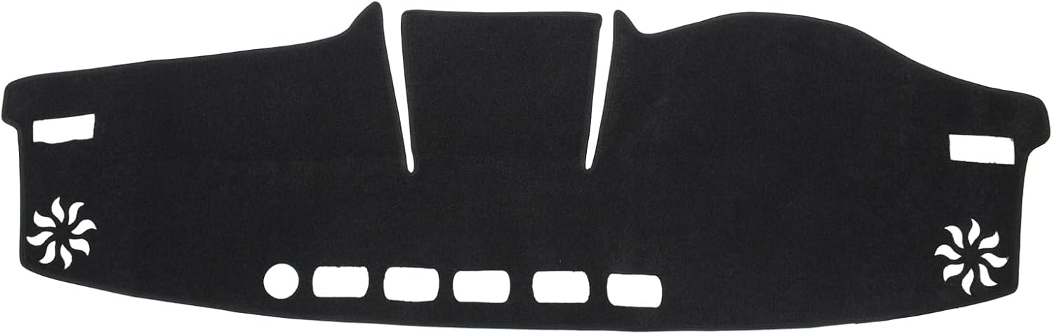 XtremeAmazing Cubierta de salpicadero para Toyota RAV4 2019-2023, protector solar, color negro