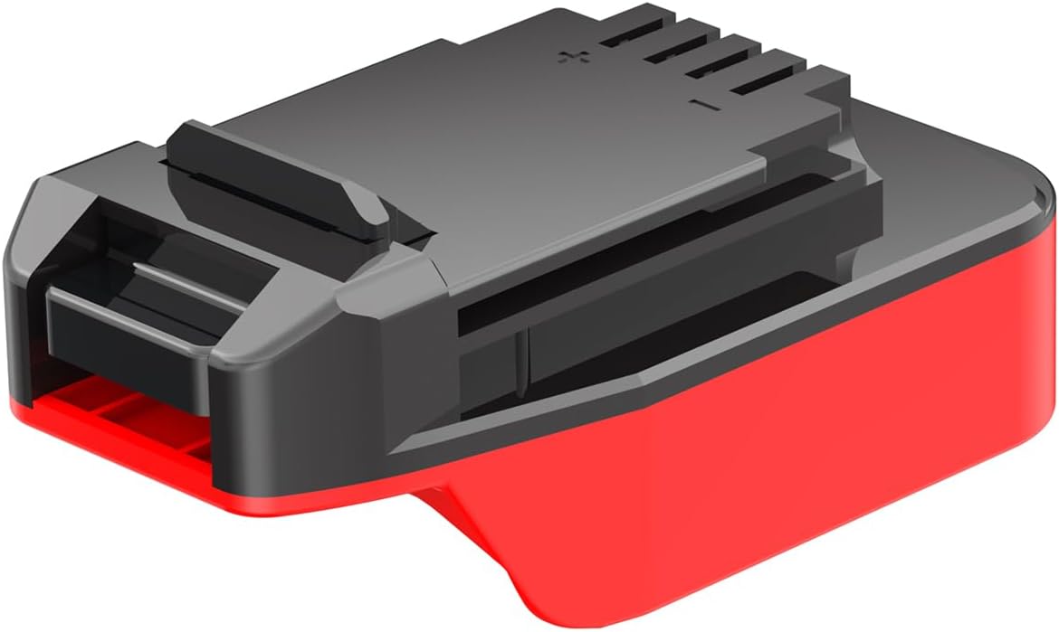 Adaptador de batería de doble herramienta para herramientas Black & Decker 20V MAX (no mayores de 18 V) y para cable Porter de 20 V MAX (no mayores