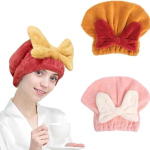 Paquete de 2 toallas de microfibra para el cabello, súper absorbentes, para cabello mojado. Toalla de pelo suave y de secado rápido para mujeres, Paquete de 2 toallas de microfibra para el cabello, súper absorbentes, para cabello mojado. Toalla de pelo suave y de secado rápido para mujeres,