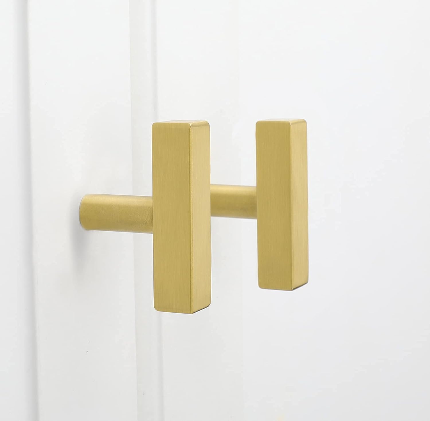 goldenwarm LS1212GD – Paquete de 15 pomos de latón cepillado para cajones  Perilla de acero inoxidable para gabinetes de cocina, pomos de un solo