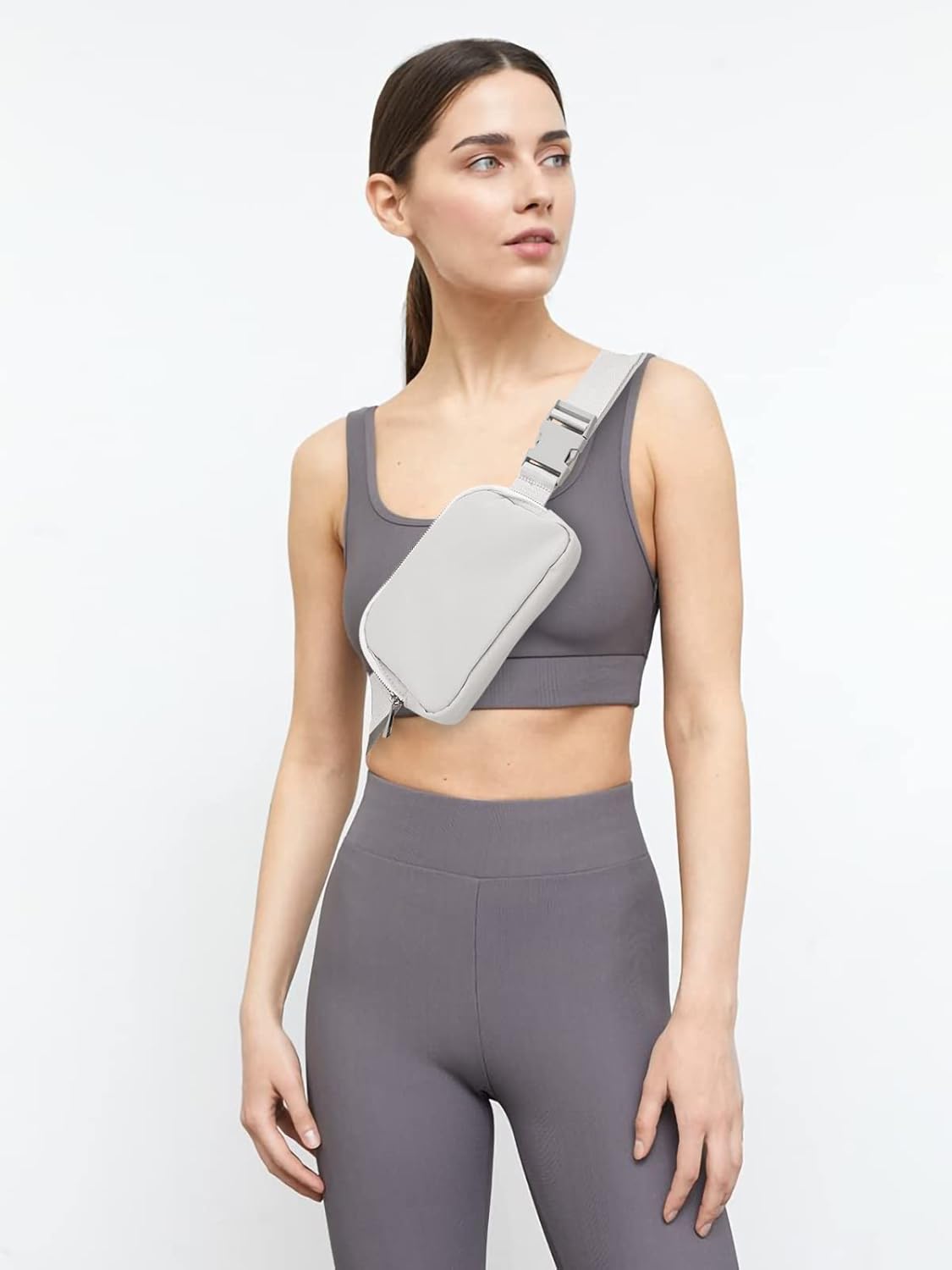 Everywhere – Riñonera cruzada para mujer, con correa ajustable, mini bolsa para cinturón, para mujeres y hombres, impermeable, para viajes,
