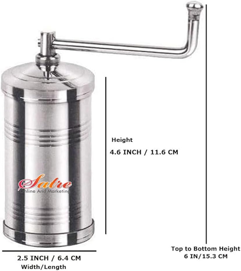 Máquina de pasta de acero inoxidable, acero inoxidable, acero inoxidable, Murukulu de acero inoxidable con 6 jali diferentes, plata