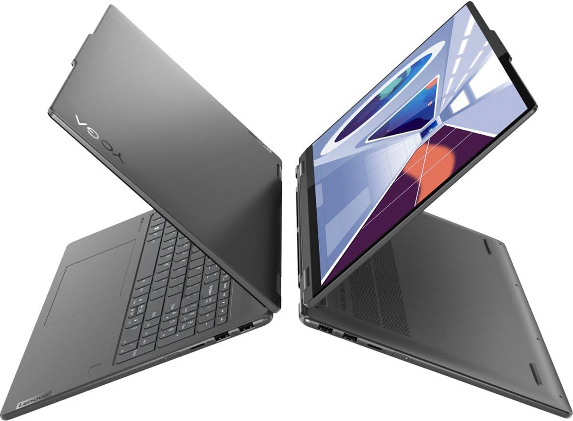 Lenovo Yoga 7 2023 2 en 1 Laptop 2 en 1 de 16 pulgadas, pantalla táctil WUXGA IPS 10-Core 13th Intel i7-1355U 16GB RAM 1TB SSD Iris Xe Graphics