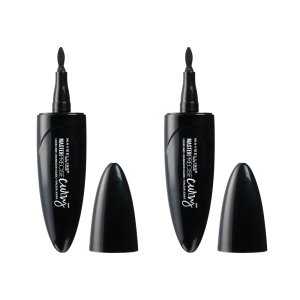 Maybelline New York Master Precise Curvy, negro, 2 unidades Maybelline New York Master Precise Curvy, negro, 2 unidades